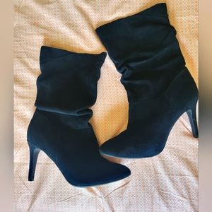 High Heel Boots 7.5 Audrey Brooke Mid Calf Slouch